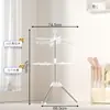 Perchero para Ropa de Bebé, Tendedero de Piso a Prueba de Viento Específico para Bebés con Múltiples Pinzas, Tendedero Plegable Multifuncional para Calcetines de Balcón