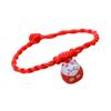 Pulsera de Hilo Rojo Tejida a Mano para el Éxito en los Exámenes, un Regalo para Estudiantes
