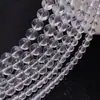 Contas de Vidro Redondas Coloridas Sólidas Transparentes 3-8mm DIY Não Desbota Acessórios para Joias Artesanais Feitas à Mão Colar Pulseira