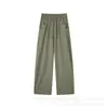 Pantalones casuales con múltiples bolsillos laterales, costuras visibles, pierna recta holgada, corte curvo, pantalones banana de pierna ancha de color liso para hombre, versátiles, hasta el suelo