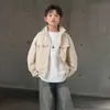 Chaqueta para Niños Primavera Otoño 2026 Ropa Nueva de Primavera Elegante Chaqueta Retro con Solapas para Niños Top Casual