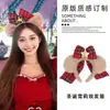 Diadema Cabeza de Rosa Shirley Navideña Lindo Moño Diadema del Oso Duffy Diadema para Foto en Parque de Atracciones Accesorios para el Cabello