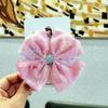 Loja de fábrica de novos acessórios para o cabelo das crianças atacado bordado rosa arco bebê grampo de cabelo top clipe acessórios para o cabelo