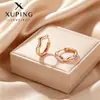 Aretes Xuping Joyería Aleación Electrochapado Color Oro 18K Multi-Zircón Estilo Europeo y Americano Moda Versátil Accesorios para Orejas para Mujeres Venta al por Mayor