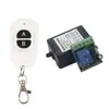 Módulo de alimentación de control de acceso único de 12V cerradura eléctrica magnética relé interruptor de control remoto punto de aprendizaje retardo 433
