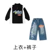 Ropa de Hip-Hop para Actuación Infantil Ropa de Hip-Hop para Actuación de Niños Traje Ropa Moderna de Hip-Hop para Niños Niñas Otoño