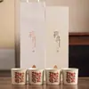 Taza de Té de Ceniza de Planta Taza Maestra de Cerámica Taza Personal Taza Doméstica para Coca-Cola Taza de Té Taza de Té Taza Calentador de Manos