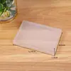 Tarjeta de presentación rectangular caja plana de plástico envoltorio de caramelo caja de embalaje de papel de arroz glutinoso caja de piezas caja de componentes electrónicos caja de tarjetas caja vacía