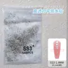 Accesorios de Uñas de Moda con Pedrería Plana de Alto Brillo y Alta Transparencia, Pedrería Checa Color AB, Decoraciones para Uñas que No se Caen al por Mayor