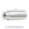 Conector Rosqueado de Aço Inoxidável de 4 Pontos, Adaptador Direto com Rosca Interna e Externa, Conector de Tubo de Extensão Espessado de 6 Pontos para 4 Pontos, Conexões para Tubos de Água