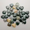 Colgante Corazón de Piedra Natural Corazón de Melocotón Ágata en Forma de Corazón Accesorios de Joyería Venta Caliente Transfronteriza Tiktok Amazon