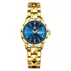 Reloj Diamond para Mujer con Doble Calendario Reloj de Regalo para Comercio Exterior Correa Sólida Resistente al Agua Luminoso Moda Mujer