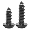 Tornillos Autorroscantes Negros de Cabeza Redonda con Hexágono Interior de Acero Inoxidable 201 y Tornillos Autorroscantes Negros de Cabeza Plana con Hexágono Interior de Zinc M2M3M4M5M6