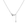 Dulce y Cool Collar de Borla Estrella Chica Caliente para Mujer Más Vendido Lujo Ligero Sensación Nicho Cadena Clavícula Más Fácil para Combinar Accesorios Temperamento Suave