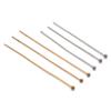 Aço Inoxidável 304 Espessura 0,7mm Agulha em Formato T Vários Tamanhos Aspiração Banhada a Ouro Artesanal DIY Materiais para Acessórios de Joias