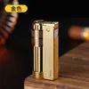 Mechero de Queroseno Estilo Antiguo de Metal Austriaco a Prueba de Viento Creativo para Hombre Rueda de Pedernal Nostálgica Mechero de Queroseno