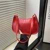 Bolsa pequena estilo ocidental primavera 2025 moda nova moda vintage feminina ombro crocodilo padrão corrente bolsa transversal axila