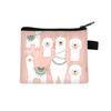 Porta-moedas de Alpaca Estilo Novo para Crianças, Grande Capacidade, Porta-Cartão de Chave Fofo, Carteira Quadrada Mini de Luxo para Estudantes