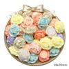 Cuentas acrílicas transparentes azules claras estrella de cinco puntas corazón oso mariposa pulsera con cuentas cuentas sueltas materiales hechos a mano DIY