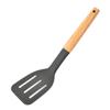 Conjunto de utensílios de cozinha de nylon de 8 peças para uso doméstico, colher de sopa, escumadeira, espátula densa com tubo de armazenamento, conjunto de espátulas para cozinhar na cozinha, atacado