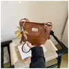 Bolso Cruzado Pequeño de Alta Gama para Mujer Nuevo Moda Estilo Coreano Ins Bolso Cubo Versátil Bolso para Teléfono Bolso de Hombro Único Cruzado