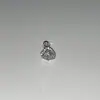 Brincos de Tarraxa Borboleta Super Brilhantes Cravejados de Diamante, Brincos de Tarraxa Delicados e Doces em Formato de Coração, Joias de Argola Versáteis e Modernas para Mulheres