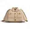 Bolsa Decorativa Criativa Distinta para Roupas Infantis Nova Bolsa Transversal da Moda para Meninos e Meninas Elegante Mini Bolsa de Ombro Infantil