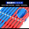 16mm 20mm Electricista Posición Baja Tarjeta para Tubo Conduit de Cable Tubería para Pasar Cables Tarjeta Fija de Plástico en Forma de U Tarjeta de Fila de 10 Posiciones para Tubería de Agua