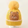 Gorros de Otoño e Invierno para Bebé Niño, Gorros de Invierno para Niños, Gorros para Bebés de 1 a 5 Años, Gorros de Punto, Bufandas Gruesas y Cálidas, Venta al por Mayor para Niñas