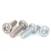 Tornillos autorroscantes de cabeza plana Phillips niquelados M2~M6 Estándar Alemán Din7500 Zinc Blanco Triángulo Autorroscantes Tornillos Pequeños