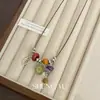 Collar Estilo Étnico Bohemio Retro Pluma Borla Anillo Largo Mariposa Collar Viejo Collar Elegante para Mujeres