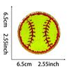Amazon Transfronterizo Punto Caliente Deportes Serie de Balones Borde Dorado Chenilla Baloncesto Voleibol Fútbol Béisbol Parche