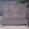 Pantalla de Muro de Pantalla de Escultura de Piedra Personalizada Pantalla de Granito Pantalla de Piedra Azul Carácter del Viento Muro de Bienvenida Muro de Villa Muro de Fondo de Relieve