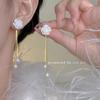 Exquisitos pendientes de mariposa con borla de hada de nicho, sin perforaciones, únicos, para mujer, venta al por mayor, 2023