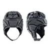Casco Protector Deportivo Acolchado, Protector de Cabeza de Espuma EVA para Portería y Rugby, Ajuste Ajustable