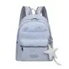 Mochila Escolar Bonita Estilo Coreano Transfronteiriça 2026 Primavera Novo Aluno Campus Aula Escola Grande Capacidade Mochila para o Dia a Dia Bolsa de Ombro Dupla