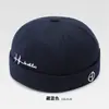 Gorro, gorra de docker, gorra sin visera, gorra redonda hip-hop moderna unisex, gorra de marinero, gorra versátil retro casual para primavera y otoño, gorra transfronteriza