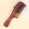 Fábrica de Origen Mango de Peine de Sándalo Rojo Peine Integrado Peine Desenredante Masajeador 100 Piezas Personalizable En Stock Al Por Mayor