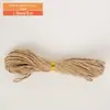 Corda de algodão de cânhamo feita à mão 5 m/10 m/20 m nova etiqueta decorativa para pendurar corda acessórios têxteis roupas