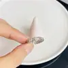 Anillo de Zirconia Súper Brillante y Hermoso~ Diseño Abierto Ajustable, Anillo de Moda Coreano Estilo Ins Tendencia para Mujeres, Anillo para Dedo Índice