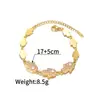 Moda Europeia e Americana Pulseira Feminina de Coração Estilo Ins Nicho Luxo Acessível High-End Pulseira com Padrão Geométrico Dropshipping