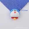 Joyería de Resina Dibujo Animado Doraemon Campana Figura Trasera Hecho a Mano DIY Funda para Teléfono Móvil Pasador Accesorios de Pegamento de Crema