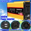 Inversor 12V a 220V110V300W500W conversión de energía solar para coche fuera de red onda de corrección de alta frecuencia