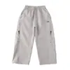 Pantalones de Trabajo para Niños Primavera y Otoño 2026 Otoño Niños Medianos y Grandes Estilo Coreano Moda Deportivos Pantalones Largos Transpirables Pierna Recta Pierna Ancha