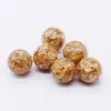 Suministro Directo de Fábrica Cuentas Redondas con Lámina de Oro Cuentas Sueltas Cuentas Espaciadoras DIY Collar Pulsera Accesorios para Joyería Venta al por Mayor Varias Especificaciones Opcionales