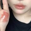 Brillo Labial Espejo Brillante Color Agua Estilo Coreano Hidratante No Se Desvanece Fácilmente Forma Película Brillo Labial tipo Vidrio Acabado Acuoso Maquillaje Transfronterizo
