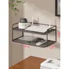 Soporte para Router Almacenamiento para Módem Óptico Decodificador de TV Gabinete con Disipación de Calor Estante de Almacenamiento de Escritorio Enchufe Soporte para Control Remoto