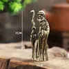 Cobre rojo antiguo mini viejo Estrella de cumpleaños hada de cumpleaños longevidad regalo cumpleaños afortunado afortunado sala de té de alta gama mascota de té decoración