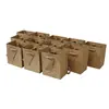 Fornecedor Barato Dropshipping Impressão de Tamanho Saco de Presente de Papel Artesanal Bolsa Embalagem de Papelão com Alça