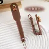 Pente dobrável portátil de capivara fofa de desenho animado, pente de cabelo, para estudante, casa, dormitório, dentes macios, pente alisante, pente de plástico